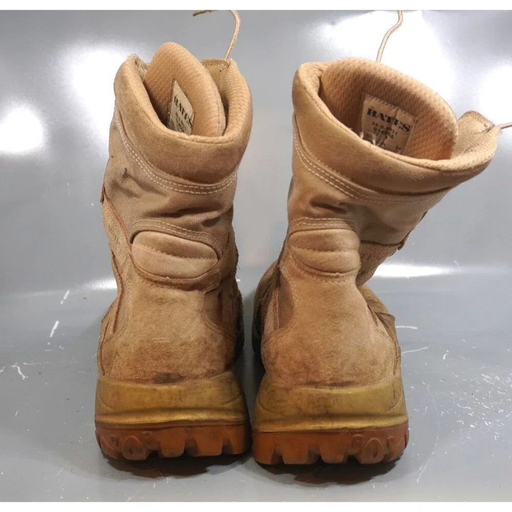 Bates E01450 M8 Hot Weather Tactical Desert Boots Men’s 12.5 N Vibram Tan USMC